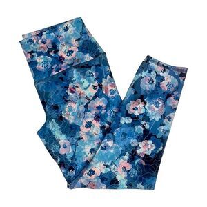 Evolution and Creation Capri Leggings! EVCR, Blurred Blossom, Size X-Large, NEW!